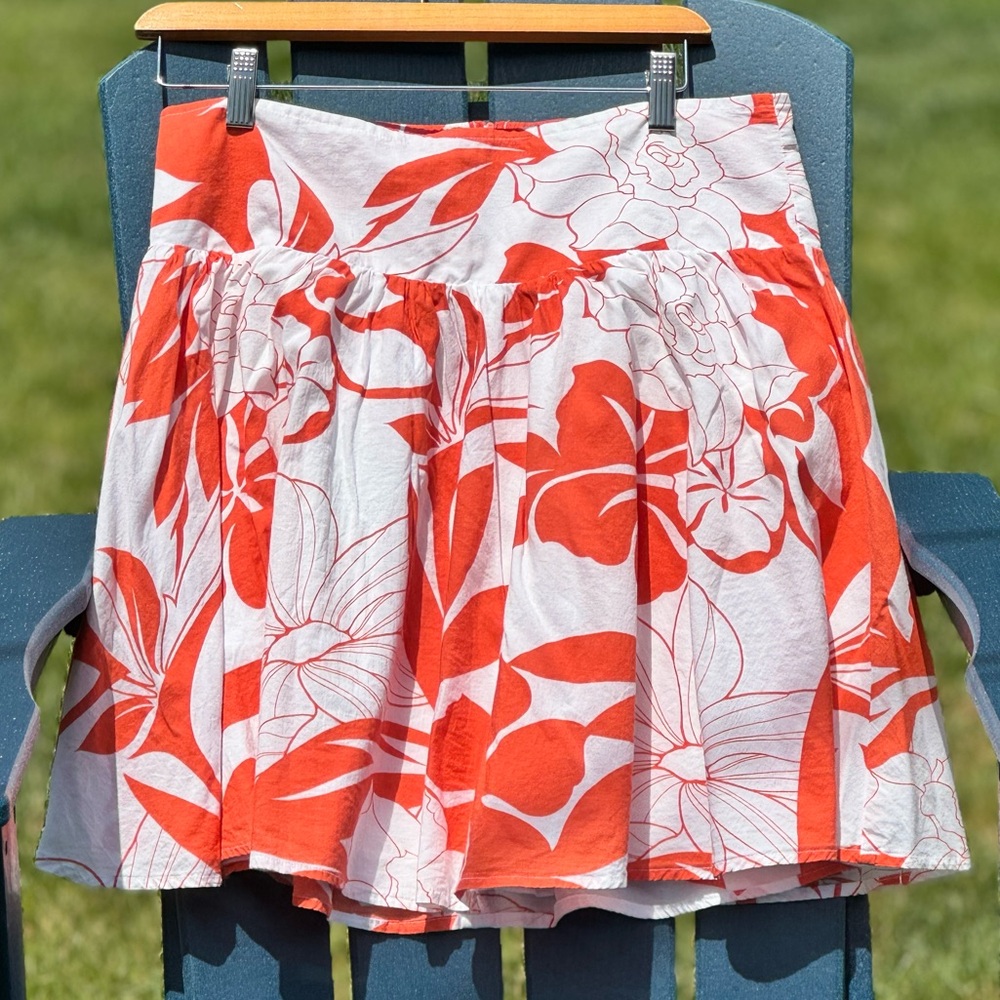 Roxy skirt orange floral